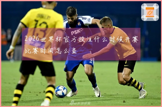 2026世界杯官方投注什么时候开赛比赛时间怎么查